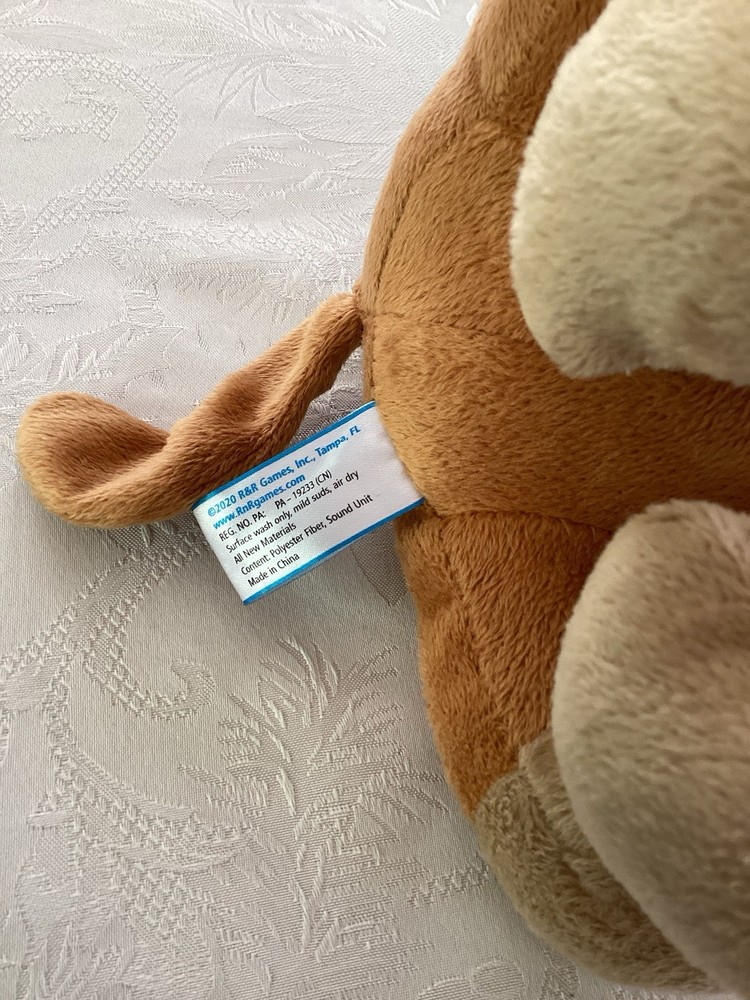 Interactive Hide & Seek Monkey Plush Toy~R & R Games~EUC~