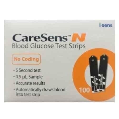 Caresens n Blood Sugar Test strips 1000 strip