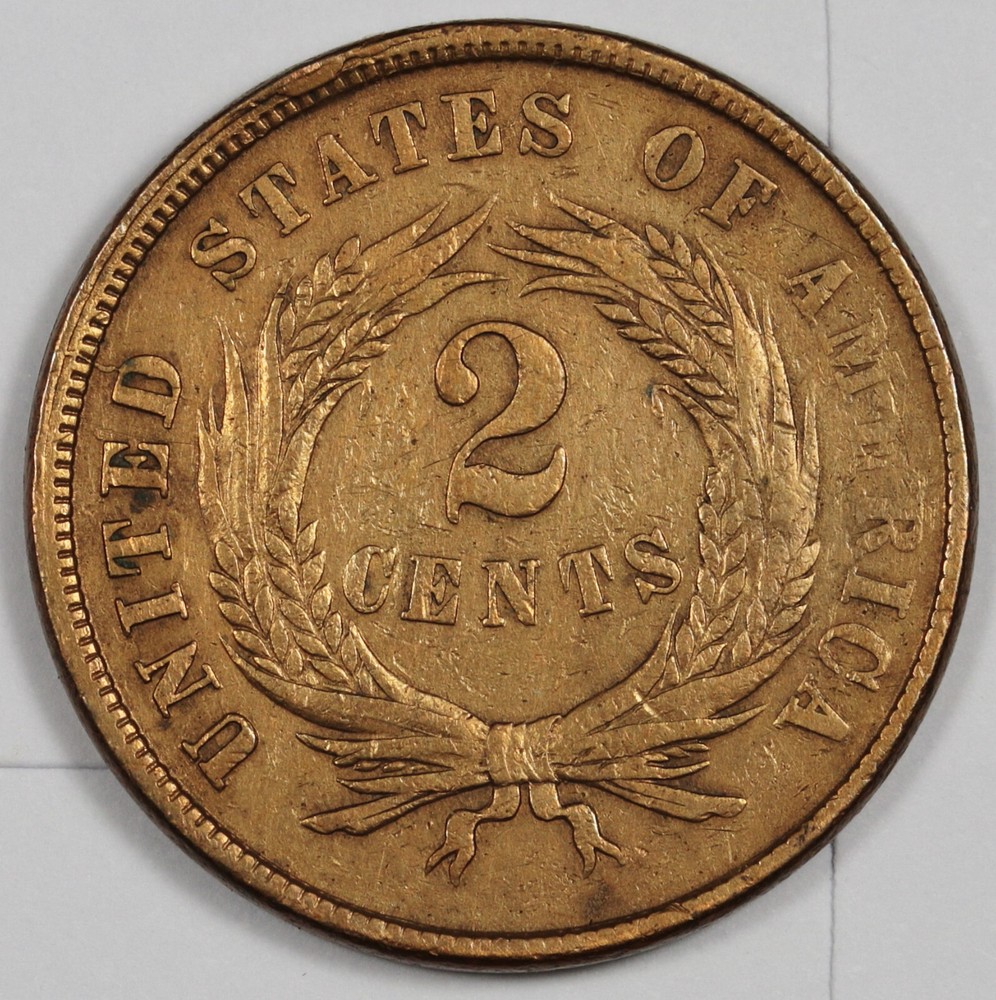 1866 2 Cent Piece. XF. 189752