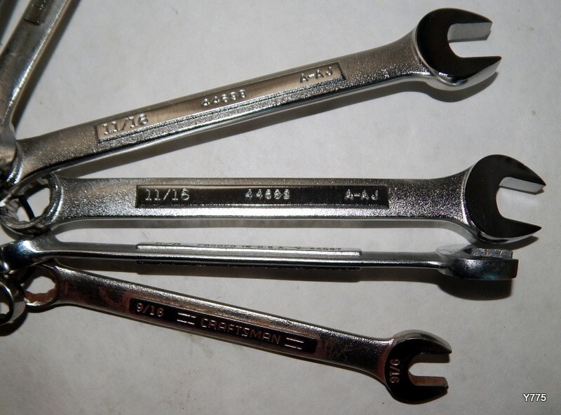 12 PCS Craftsman SAE 12-Point Combination Wrenches
