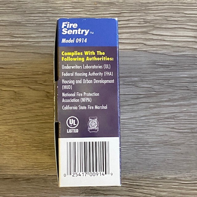 Fire Sentry Micro Profile Smoke & Fire Alarm Model #0914 New
