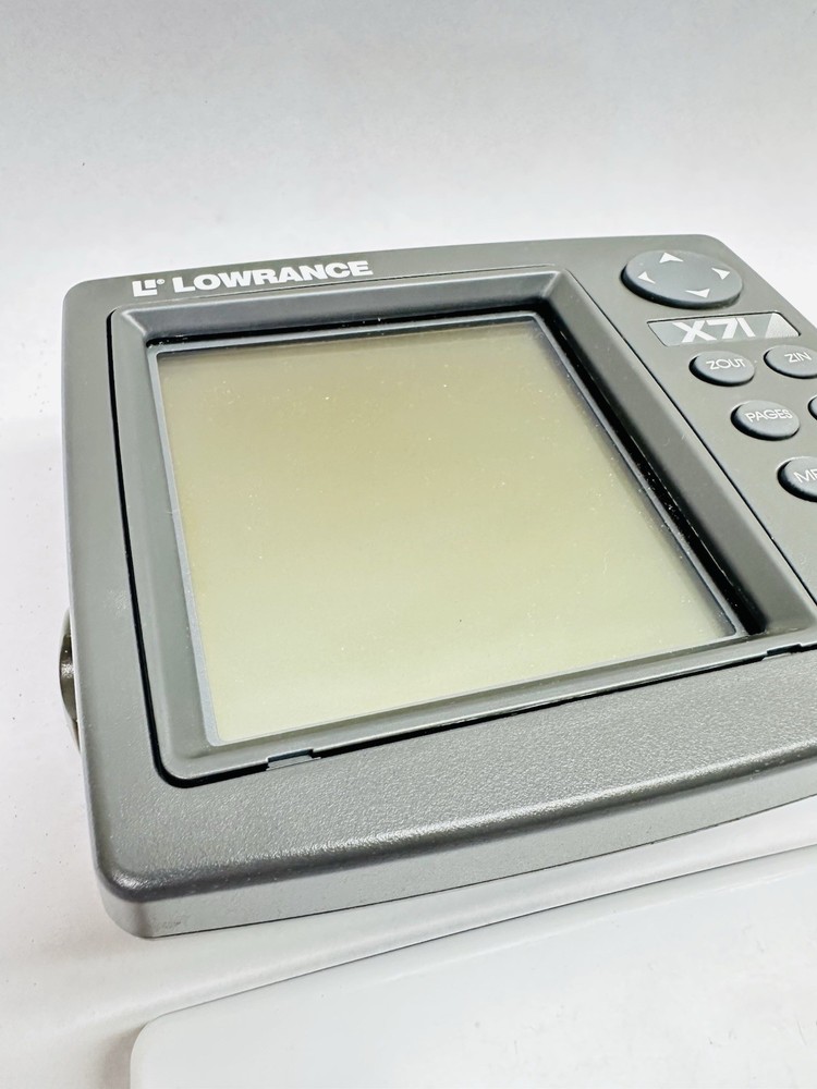 Lowrance X71 Head Unit / Cover - POWERS ON