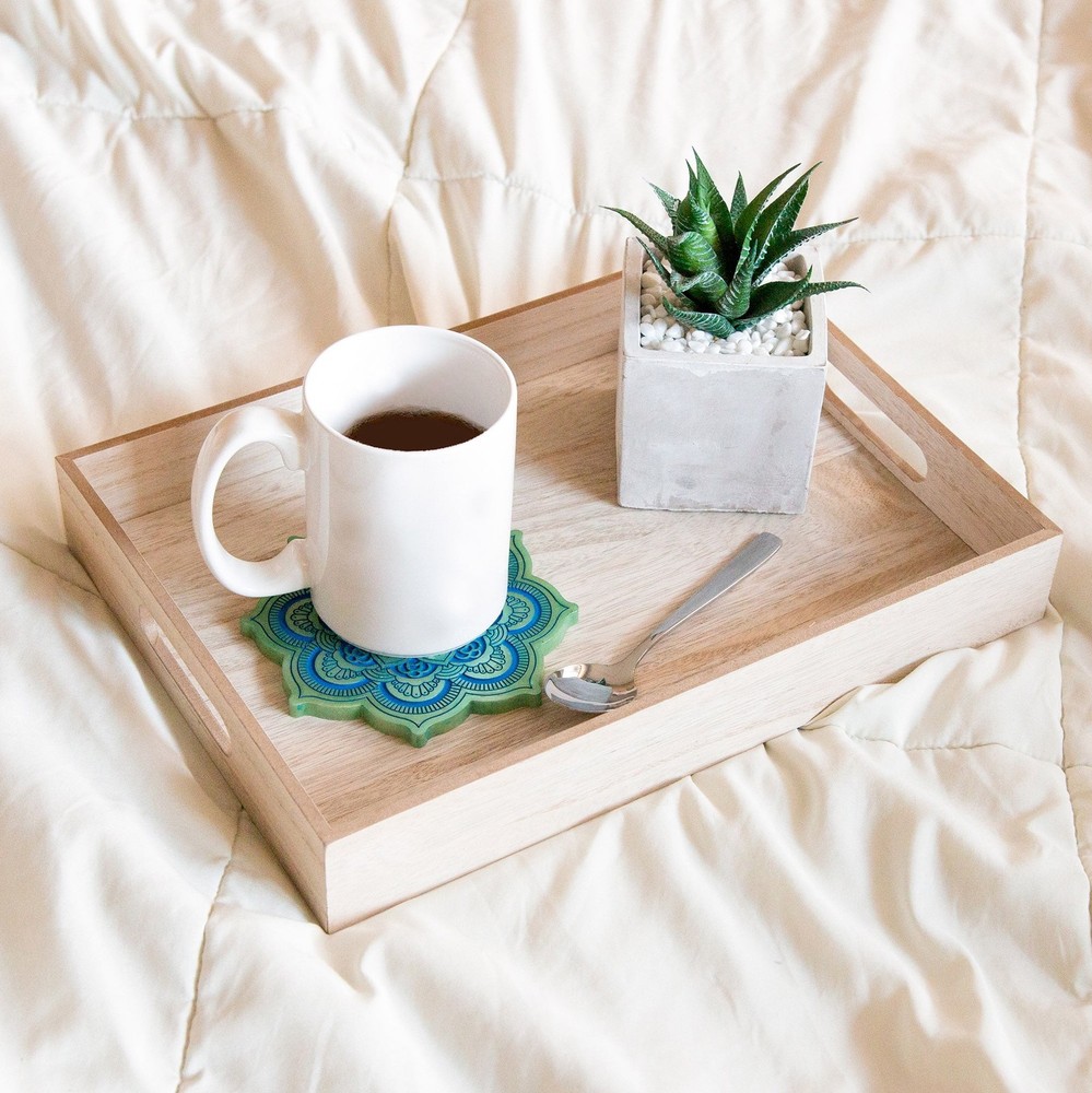 Personalized Decor Tray W/ Handles - Perfect For Gift & Home Use