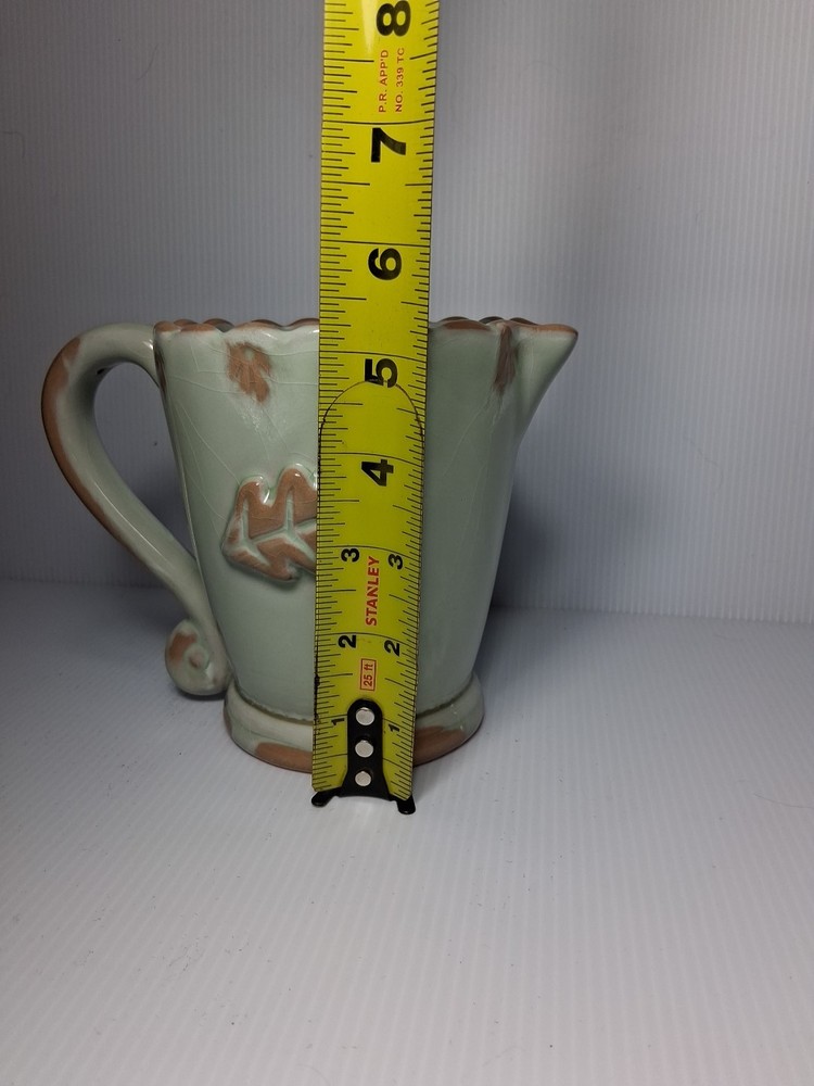 Tic Tic Terracotta Pottery Leaf Decor Pitcher