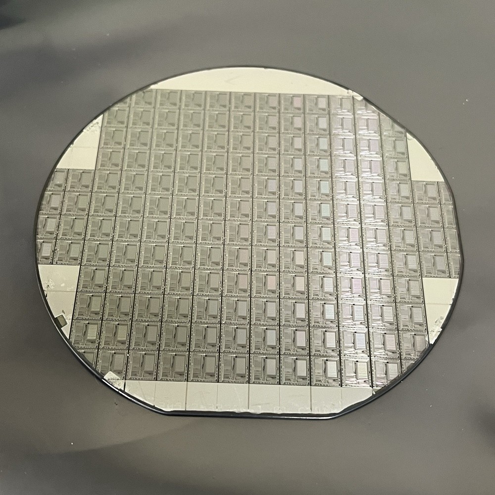 4 Inch Silicon Wafer - White Backing As Pictured