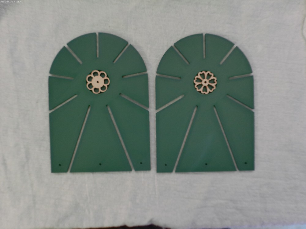 LOT 0F 2 WEB-PANCAKE FLAT COIL FORMS FOR PROJECTS (175 X 125 MM)