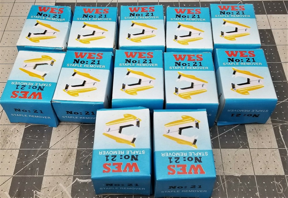 Box Of (12) New Full-Size Staple Removers [C7S2]