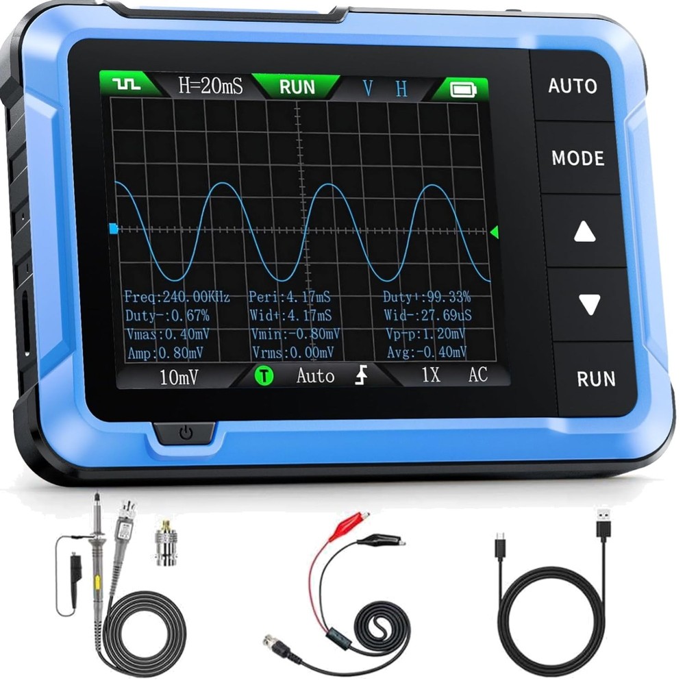 Portable Automotive Oscilloscope with Trigger Function/