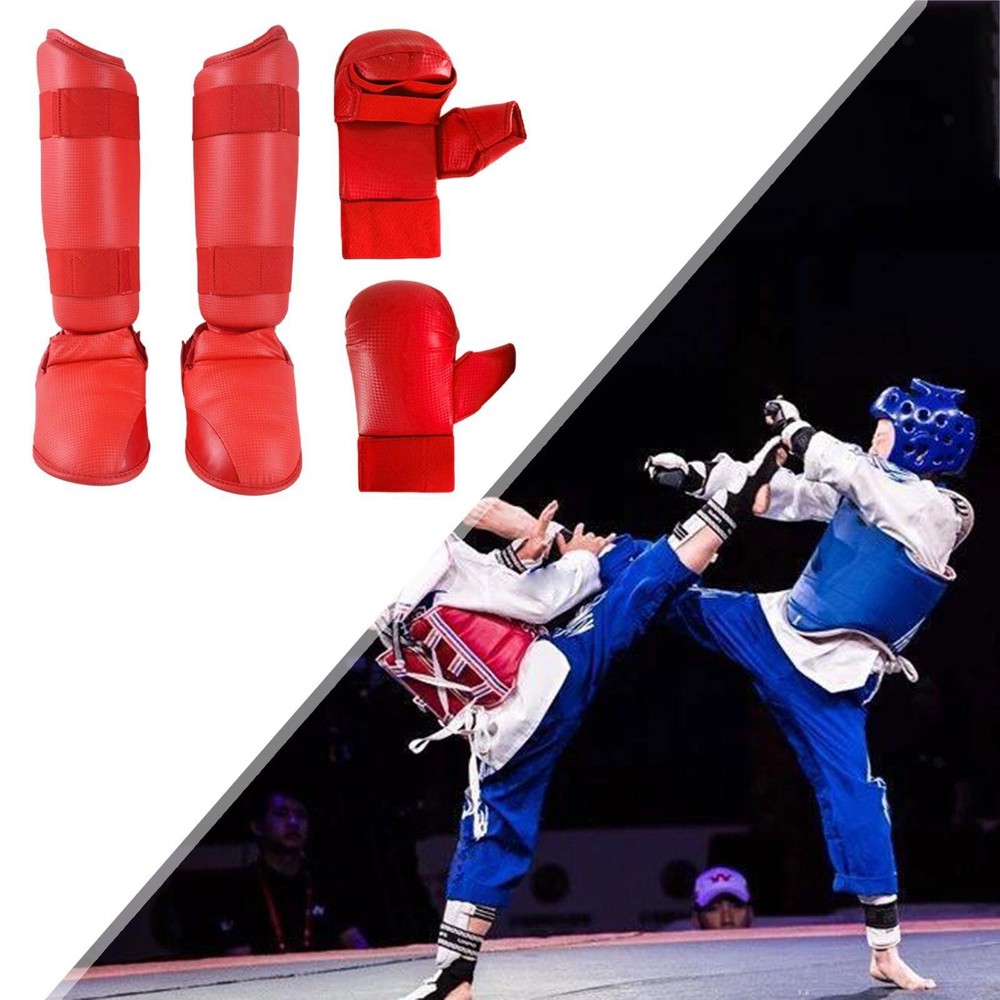 Karate Sparring Gear Set Equipment Practice Comfortable Training Gear Punching