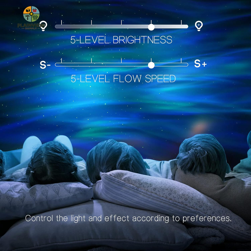 Galaxy Projector 33 Effects Aurora Star Night Light Bluetooth Speaker New