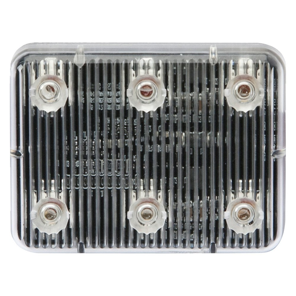 ECCO ED0004C 8" Stick-A-LED Series Surface Mount White LED Strobe Light