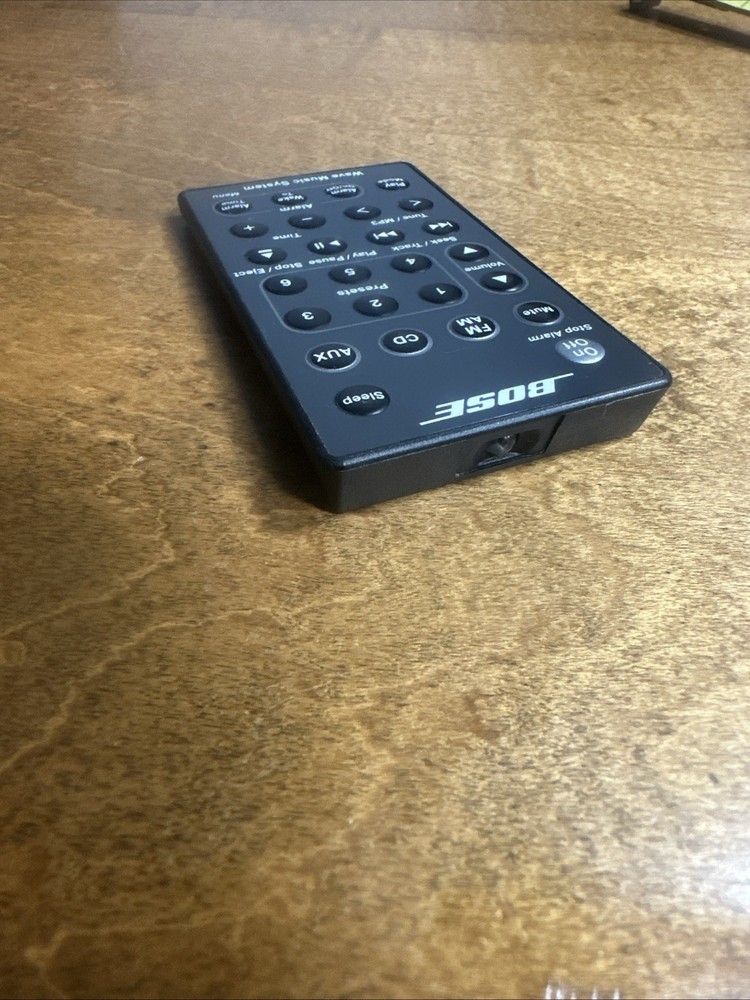 TESTED BOSE Wave Sound Music System Remote Control Black With Battery