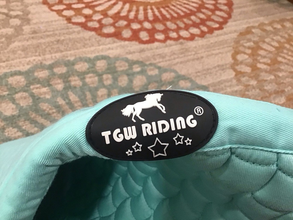 TGW RIDING teal Saddle Pad