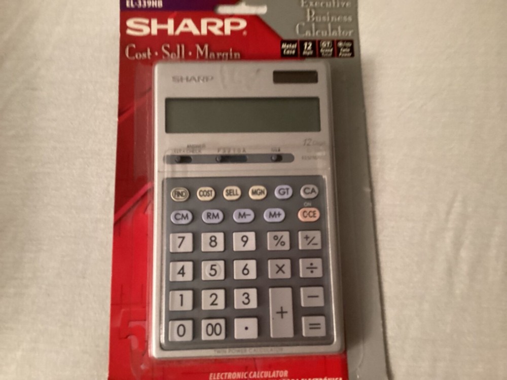 Sharp El 339 HB Executive Portable Desktop Handheld