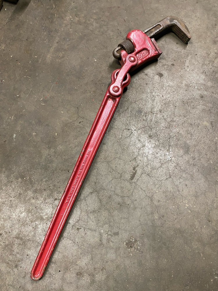 RIDGID Compound Leverage Pipe Wrench, Large Heavy Duty, Wrench Only