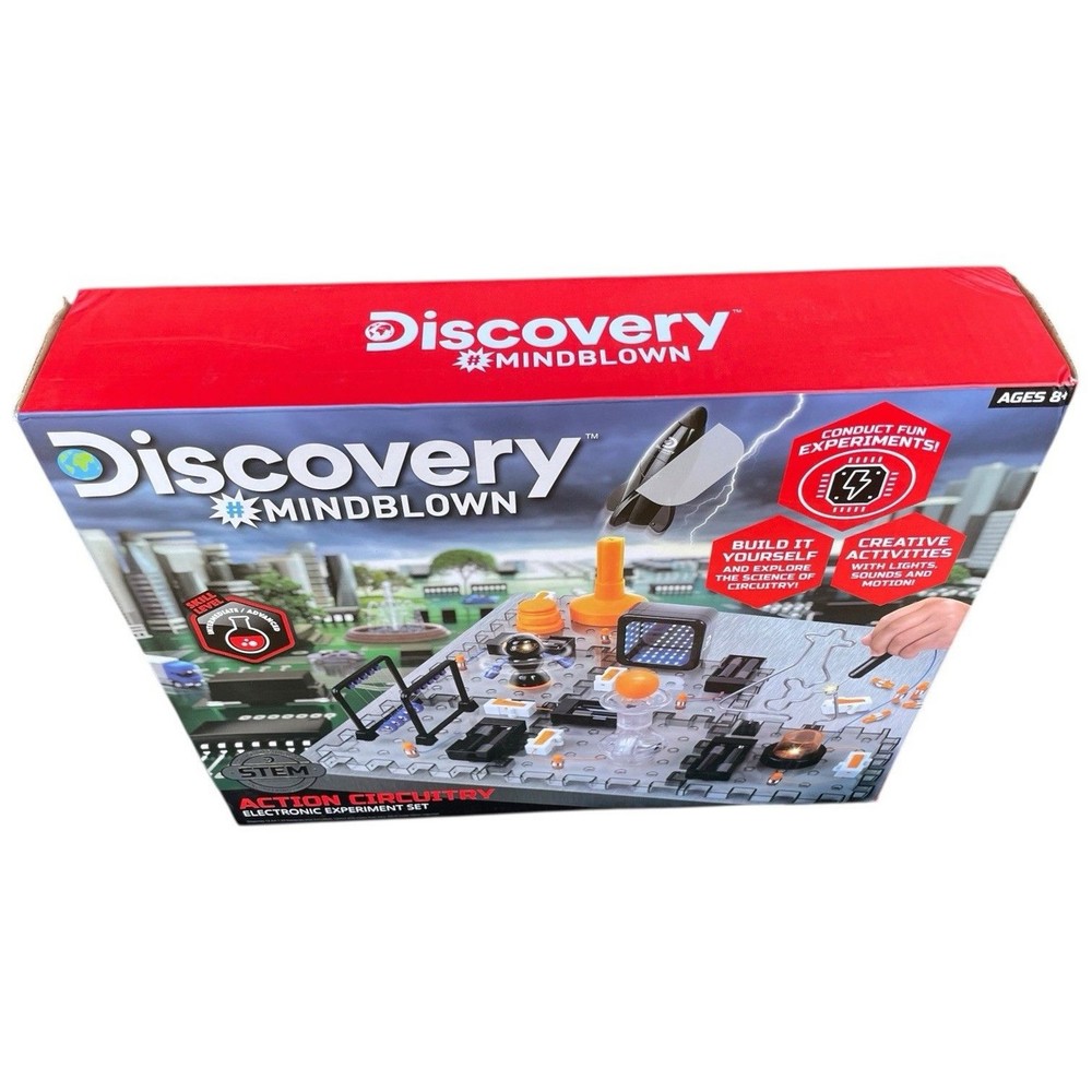 Discovery MINDBLOWN Action Circuitry Electronic Experiment STEM Kit Science set