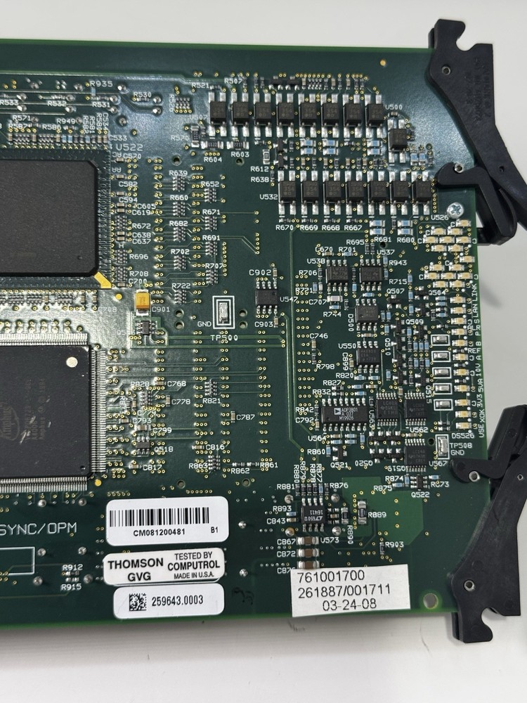 Grass valley NR 330000 Trinix router matrix controller board