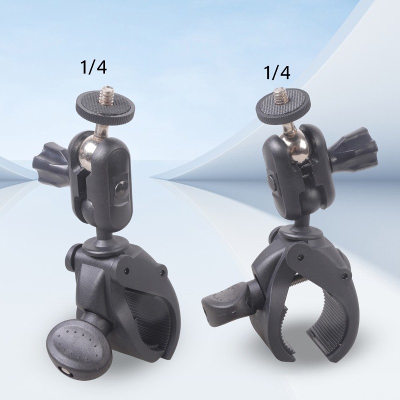 Double Purpose Plastic Grasp Turn Mount For DSLR Phone Light Studio Photography