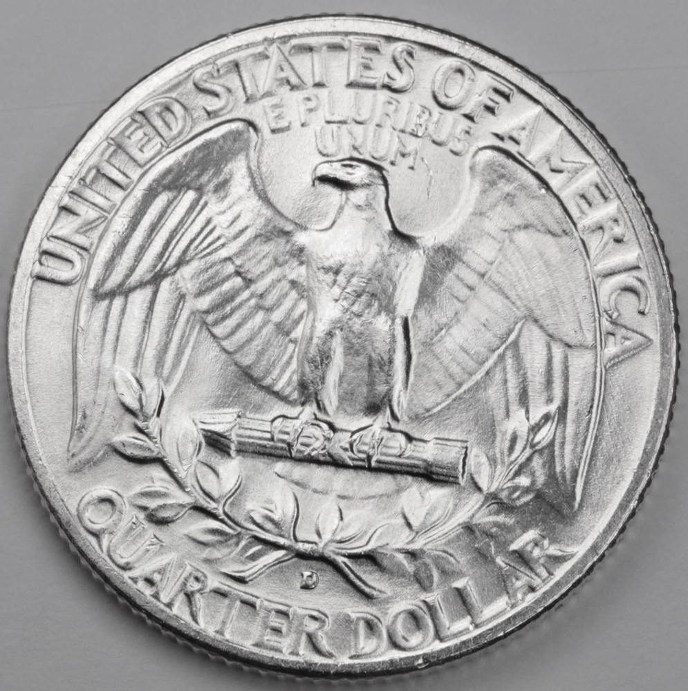 1952-d Washington Quarter. Minimum Bag Marks. Choice B.U. (Inventory A)