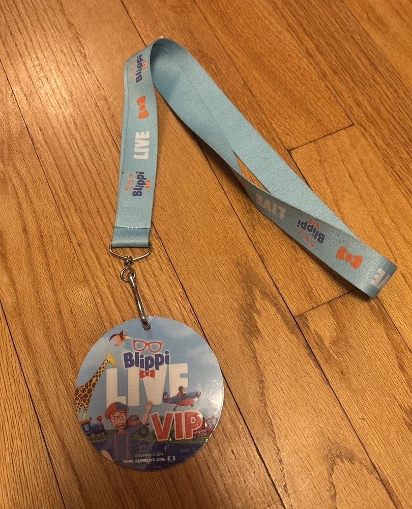 Blippi Live VIP Lanyard Souvenir Accessory