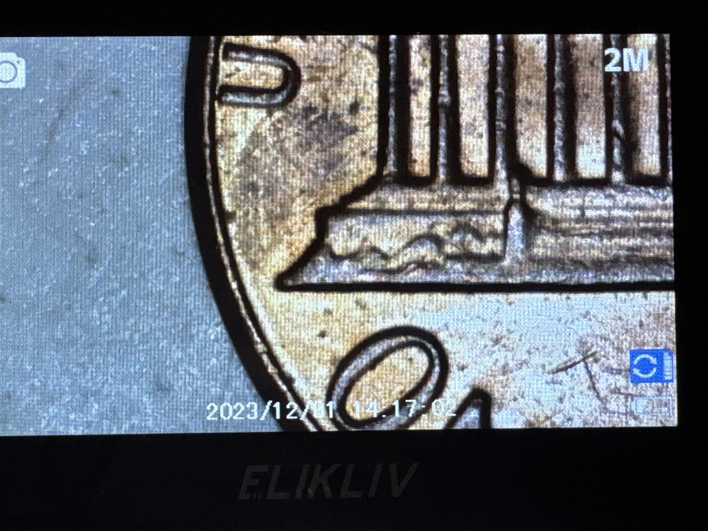1982 COPPER PENNY Wt 3.1 Grams GREASE MINT ERROR on Reverse SEE PHOTOS
