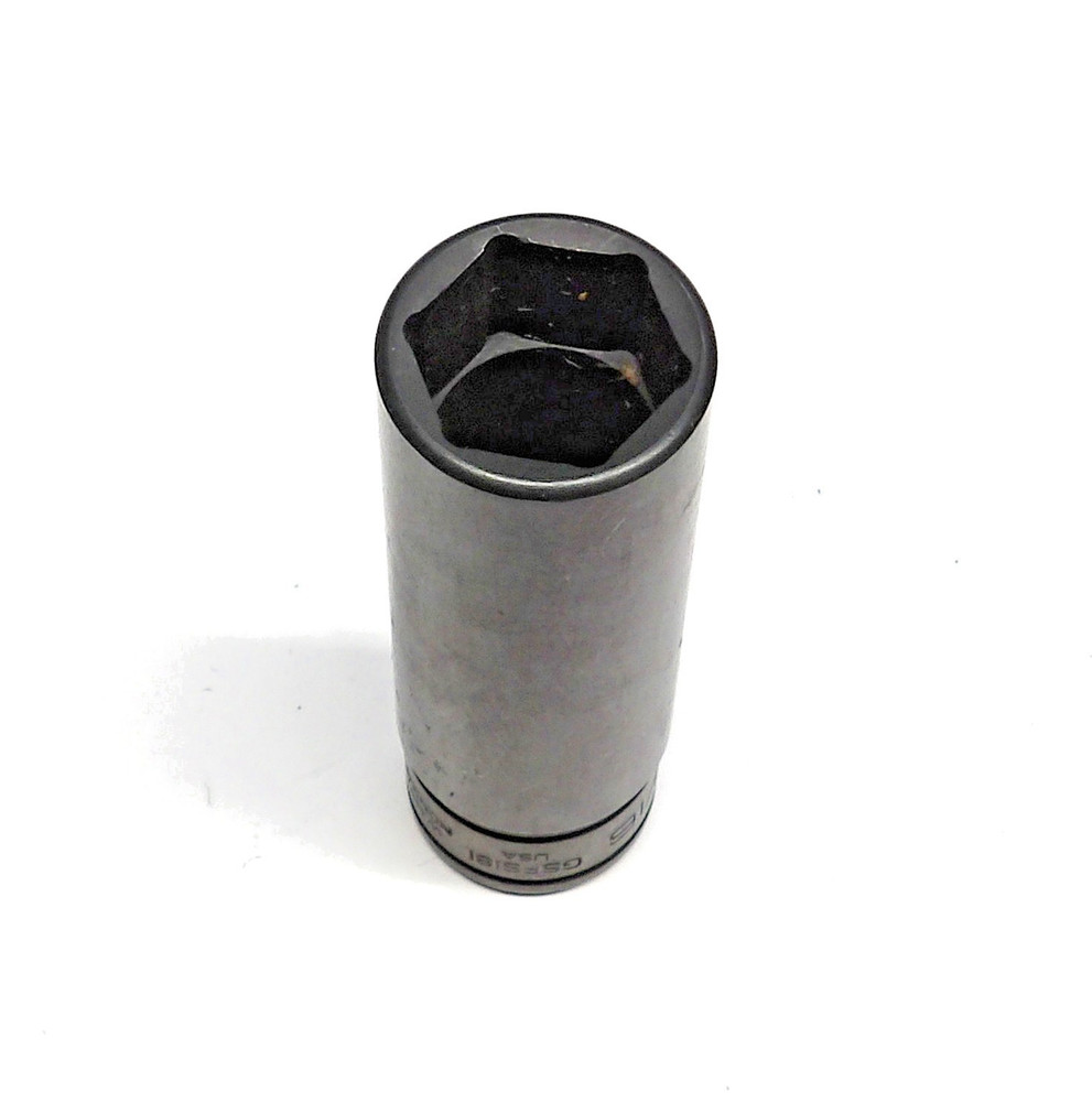 New Snap On 3/8" Drive 9/16" Deep 6-Point Socket GSFS181