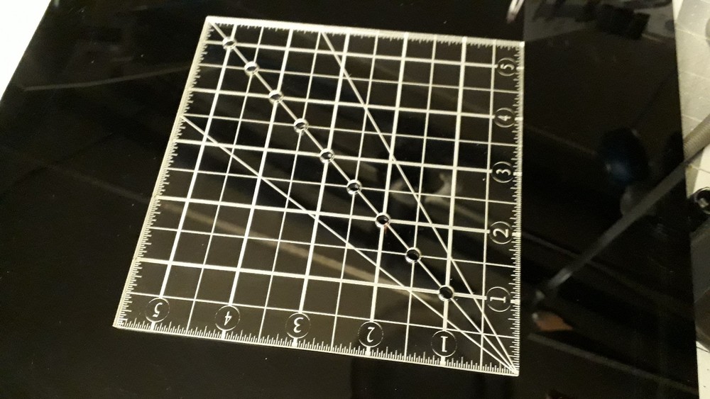Acrylic Grid Square Quilting Ruler 5.5x5.5