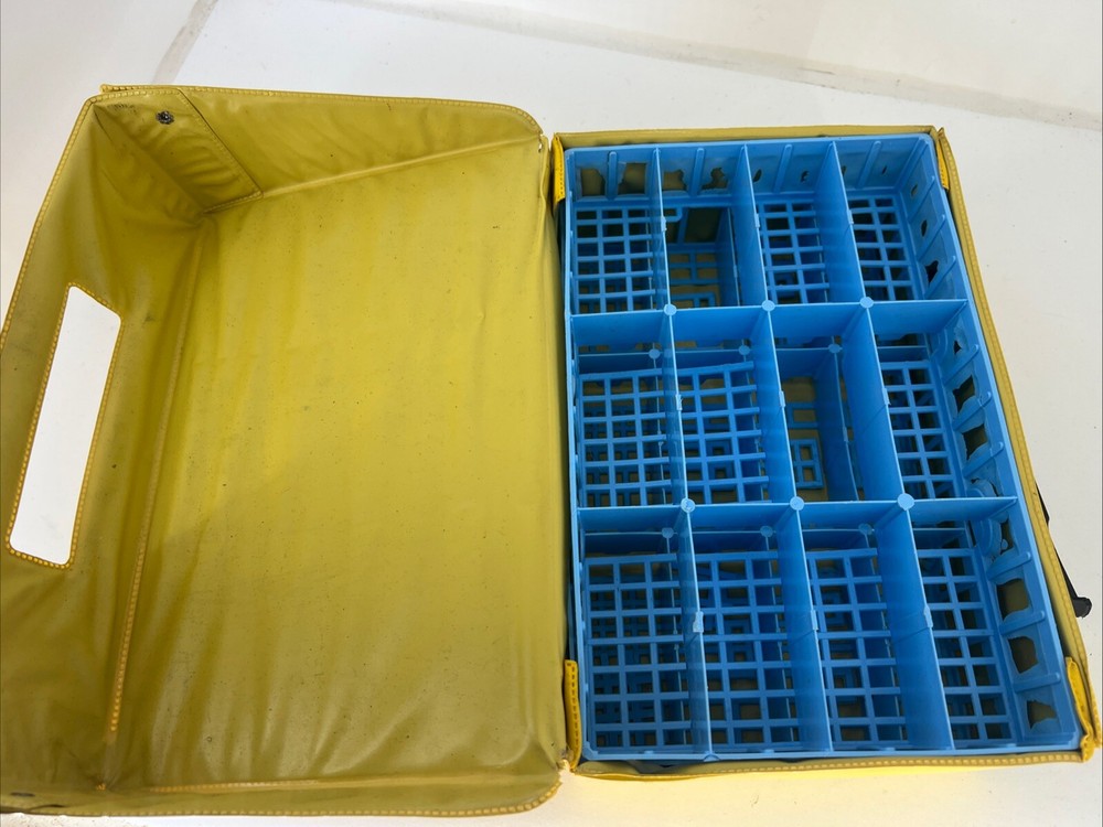 Vintage Collectors Car Case Blue