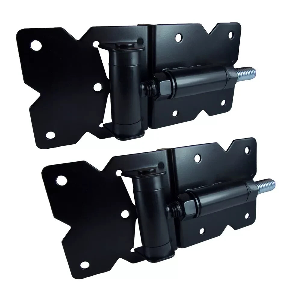 NEW! Vinyl Fence Gate Hinges (Black)