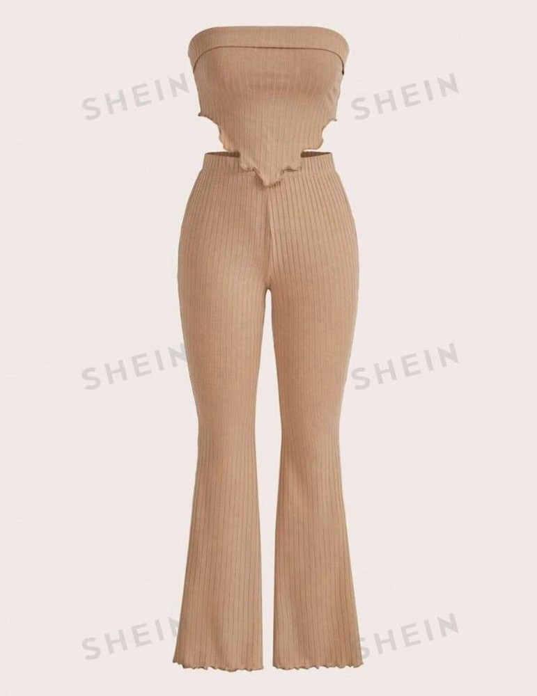 khaki 2 piece set