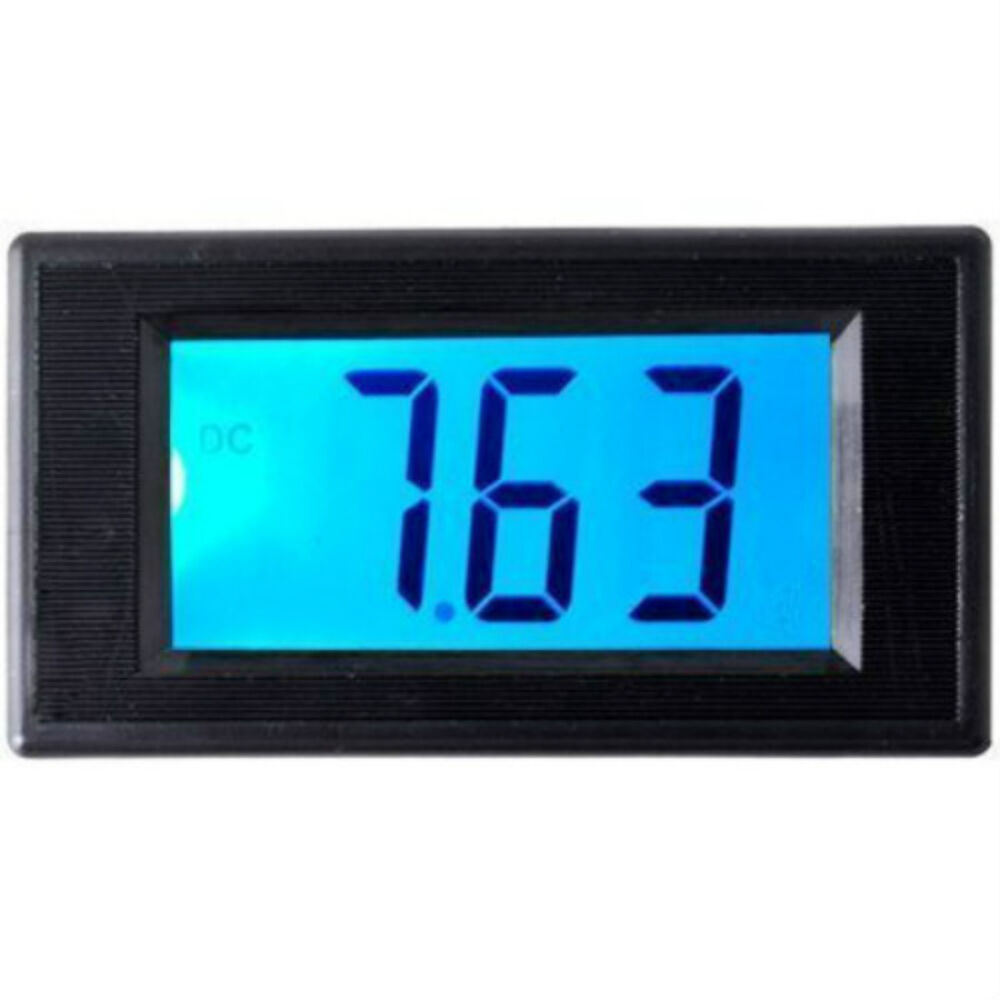 AC/DC Powered 4 Wire DC 0-200mV LCD Panel Volt Meter Voltmeter YB5135D