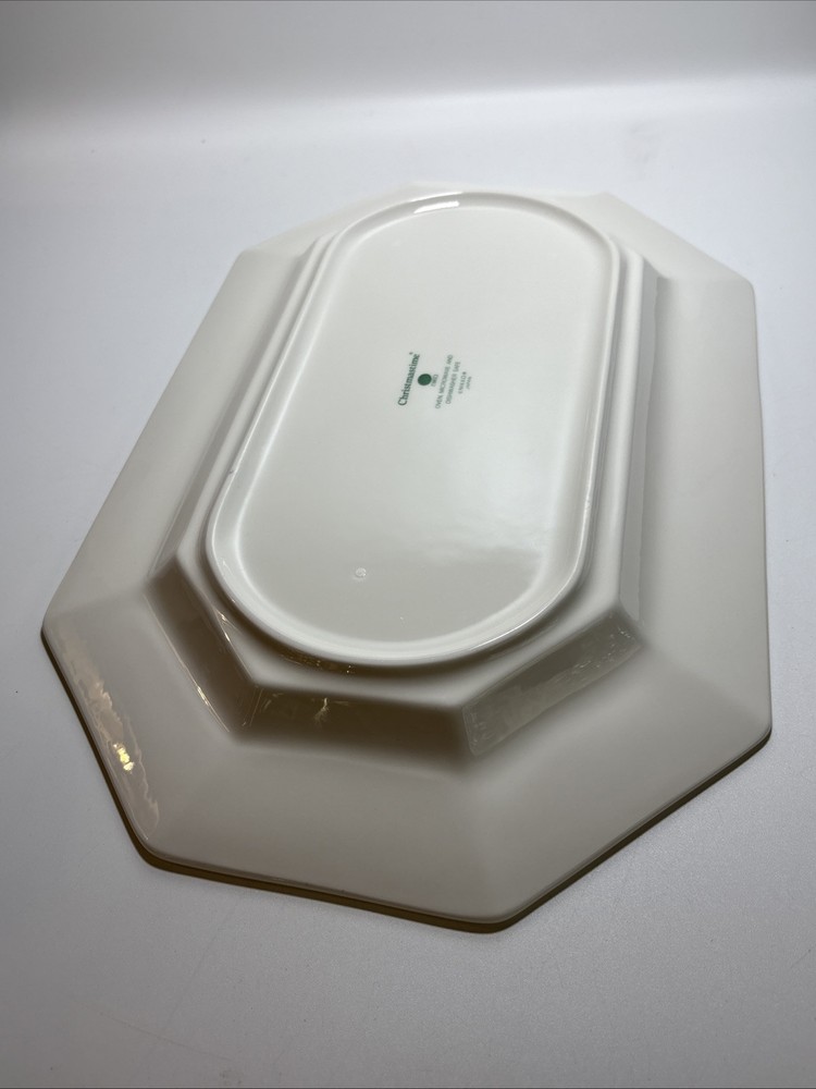 Christmastime Nikko Meat Serving Platter Octagonal 16"