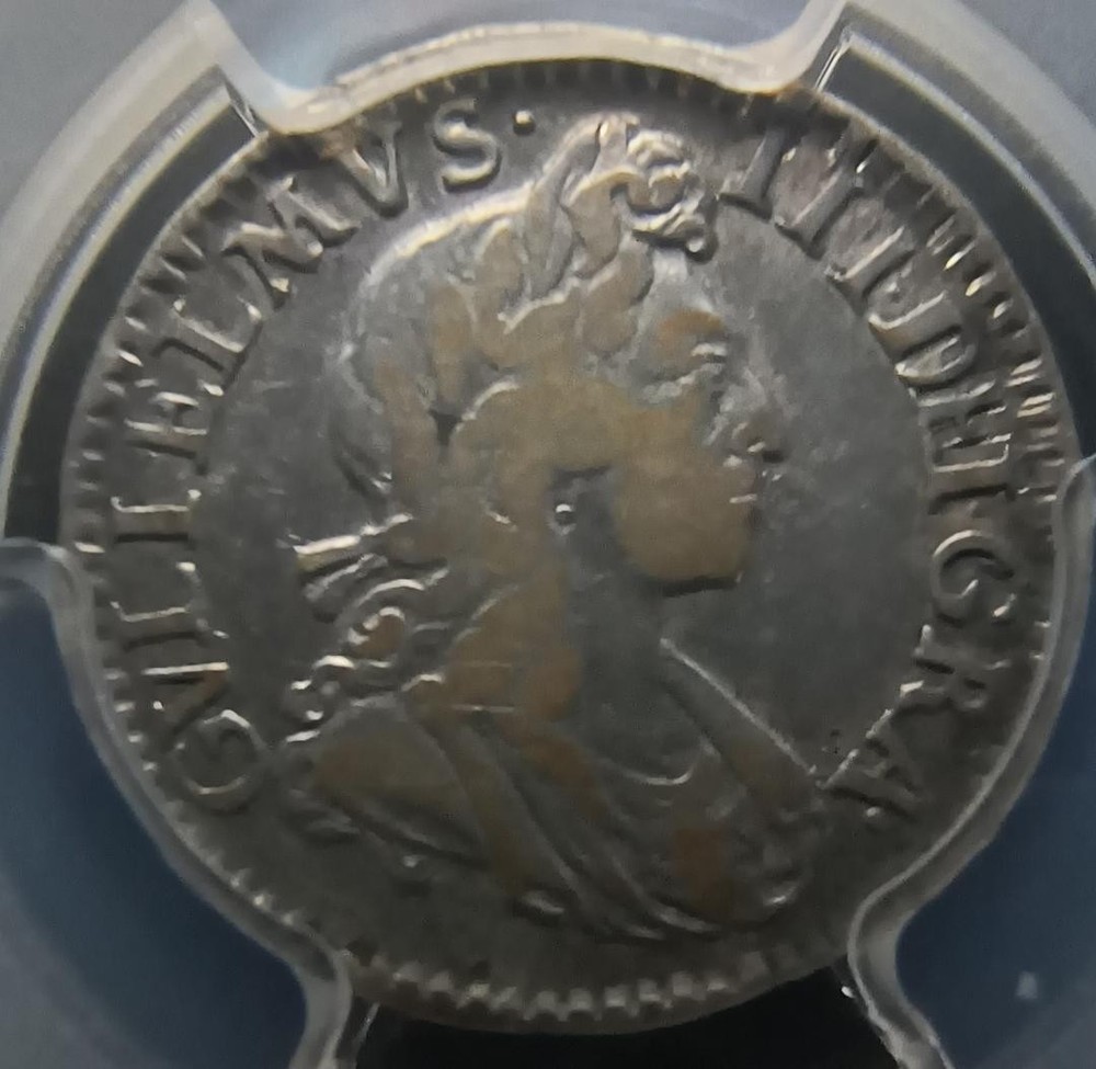 ENGLAND WILLIAM III Silver Threepence 1701