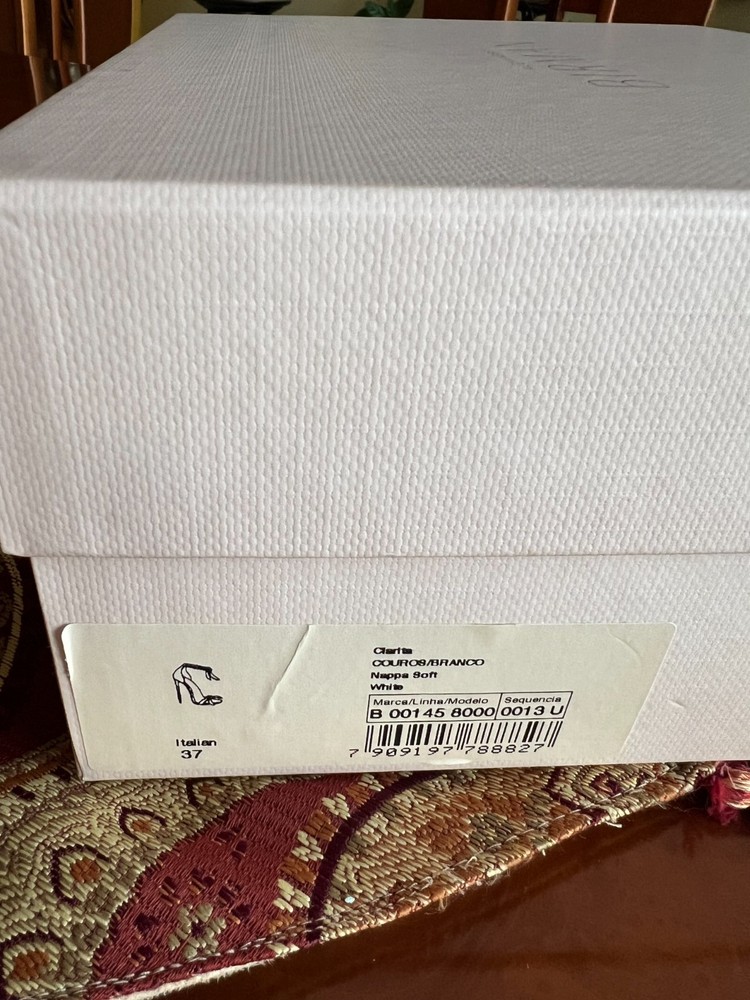Alexandre Birman Empty Shoe Light Beige Box 12" x 9.25" x 4.25"