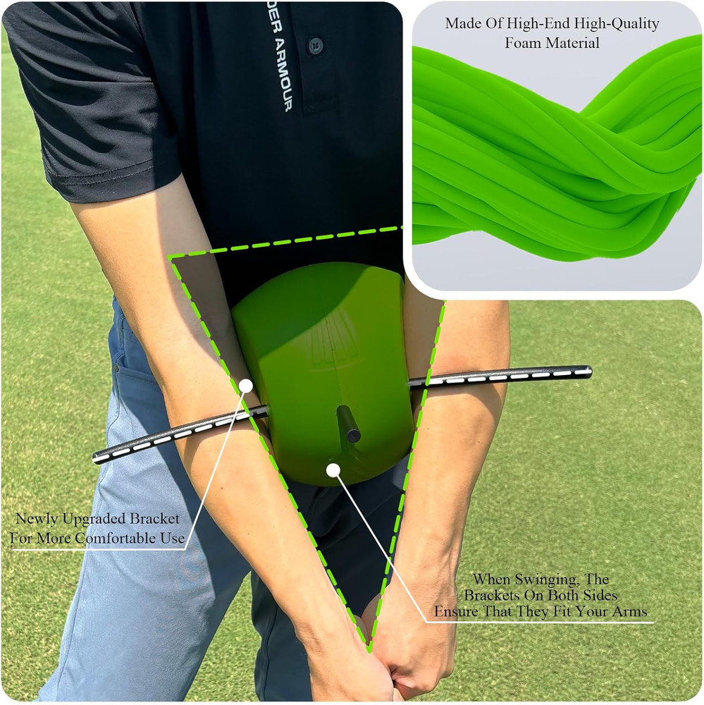 The Connector Golf Training Aid, Golf Swing Trainer for Posture Correction Pract