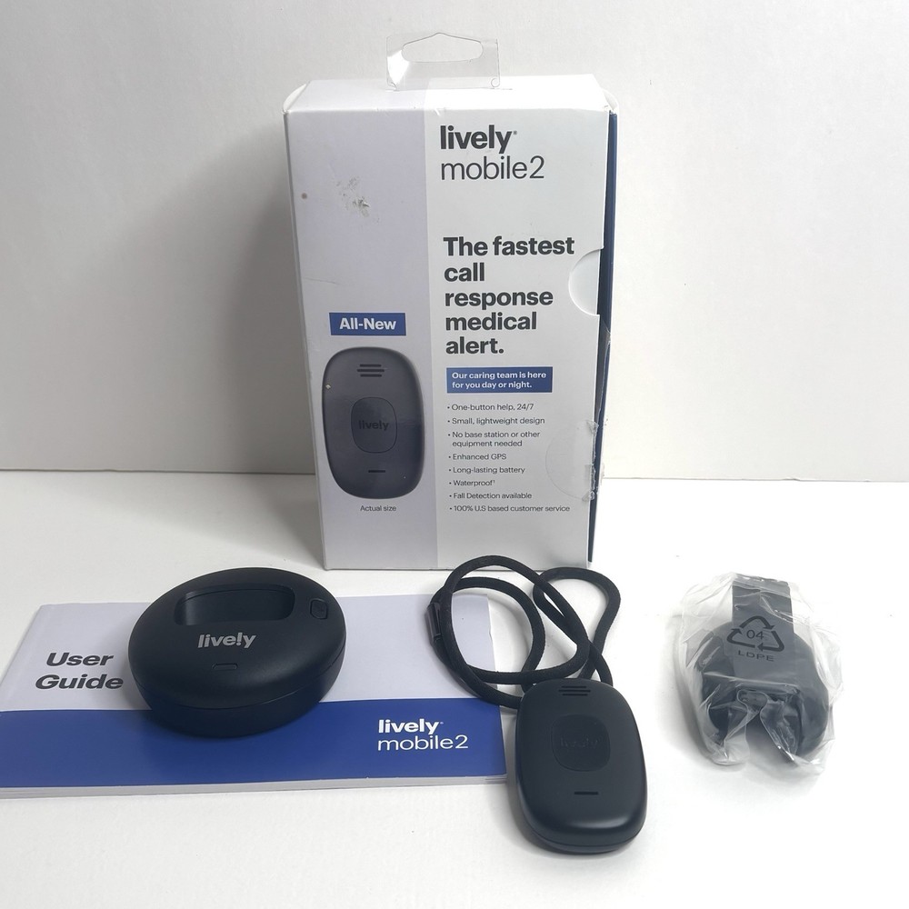 Lively Mobile 2 Medical Alert System - No USB-C Included
