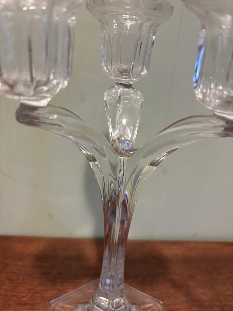 Bandol by CRISTAL D'ARQUES - DURAND 3-light Candlestick