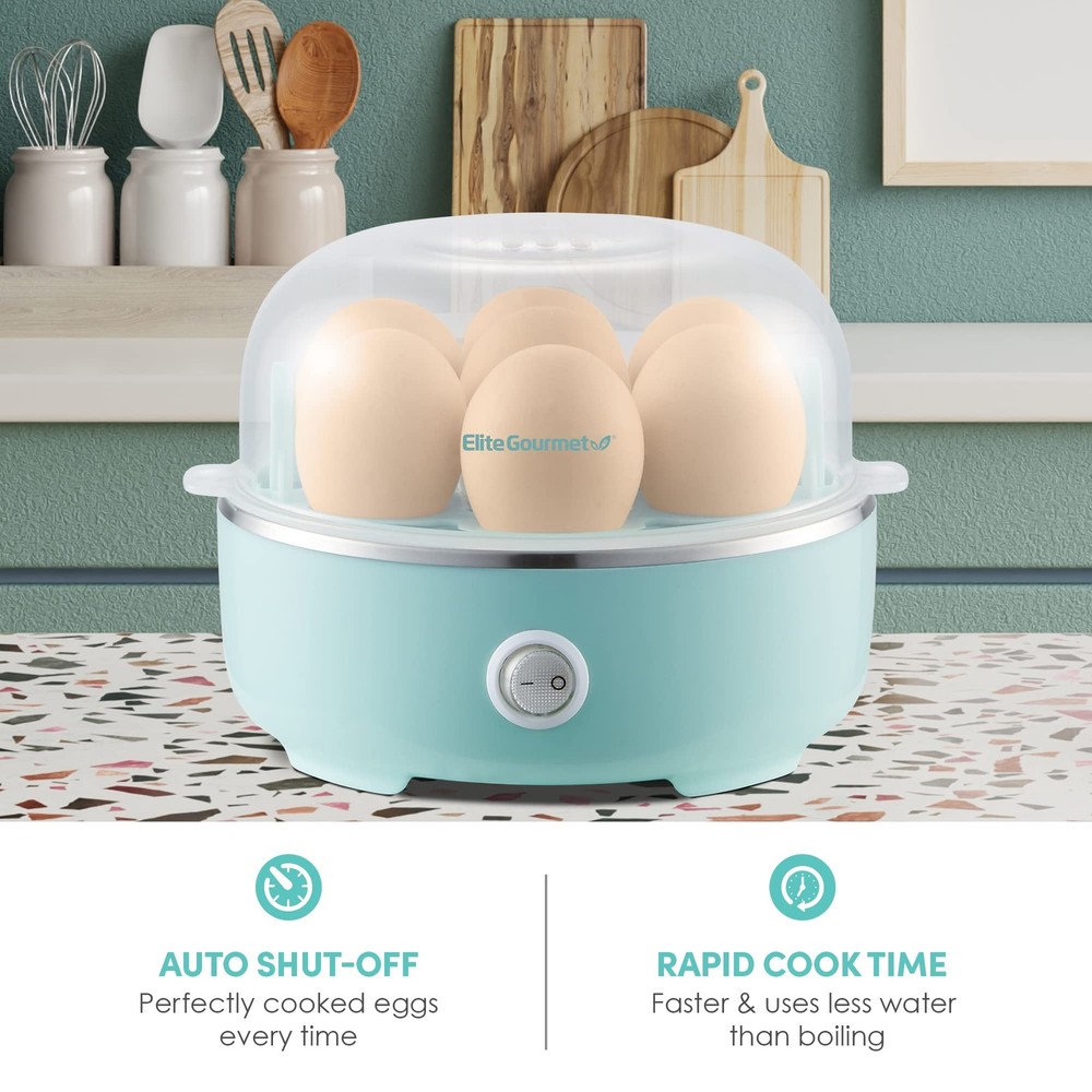 EGC115M Easy Egg Cooker Electric 7-Egg Capacity, Soft, Medium