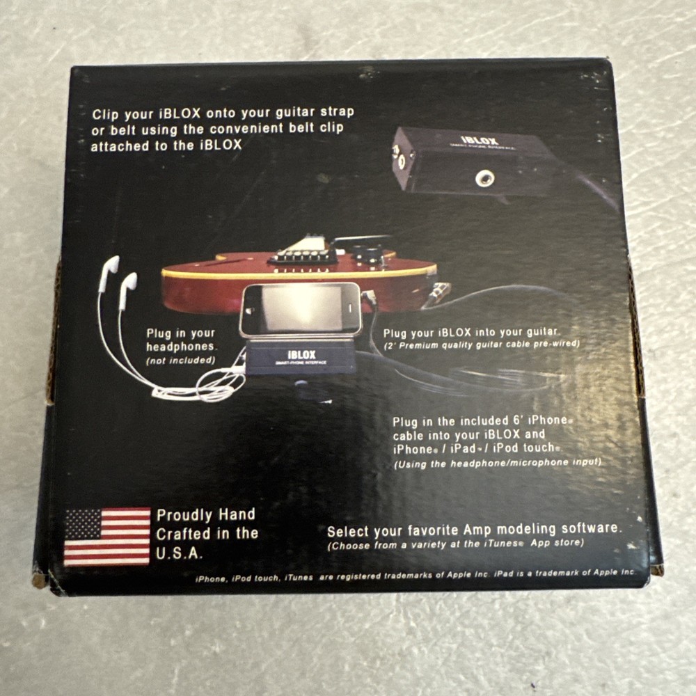 Rapco Horizon iBLOX Smartphone Instrument Interface iPod/iPhone Guitar Interface