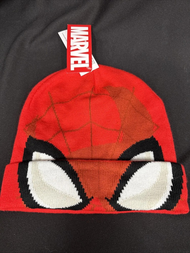 Spiderman Beanie Hat One Size