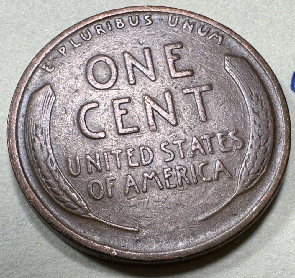 1925 1C BN Lincoln Cent WHEAT PENNY 4237N