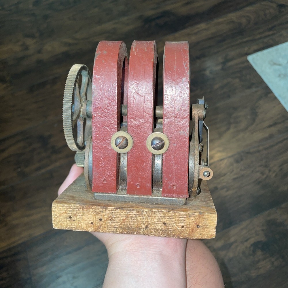 ANTIQUE HAND CRANK ELECTRIC SHOCK GENERATOR STEAM PUNK Missing Handle