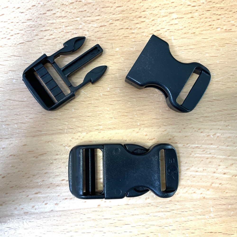 1 inch plastic buckles quick side release 250ct - FREE SHIPPING