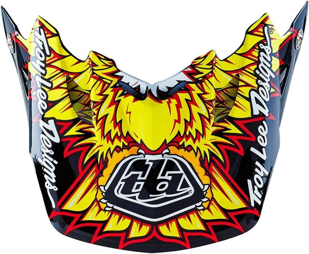 Troy Lee Designs TLD SE3 Helmet Replacement Visor Peak Flight Black/Yellow