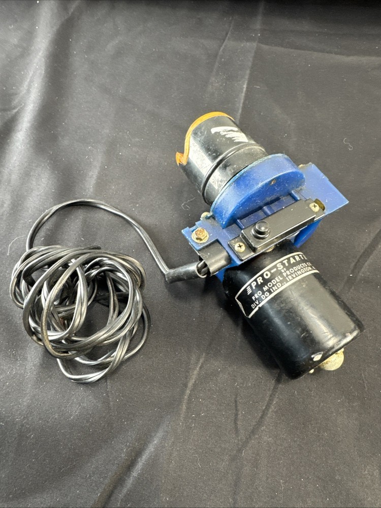 Vintage Pro-start Glow RC Airplane Engine Gear Reduction 12V Starter