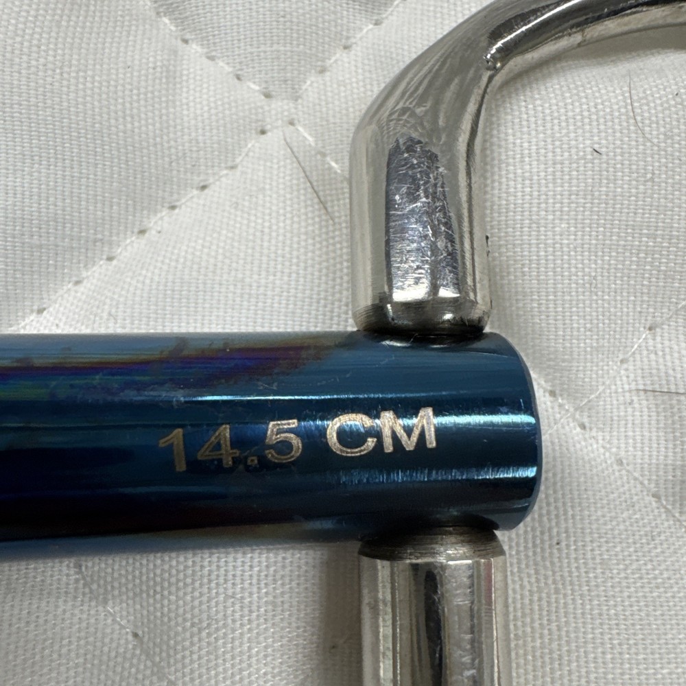 Fager Fixed Ring Snaffle Titanium Bit - 5.75"