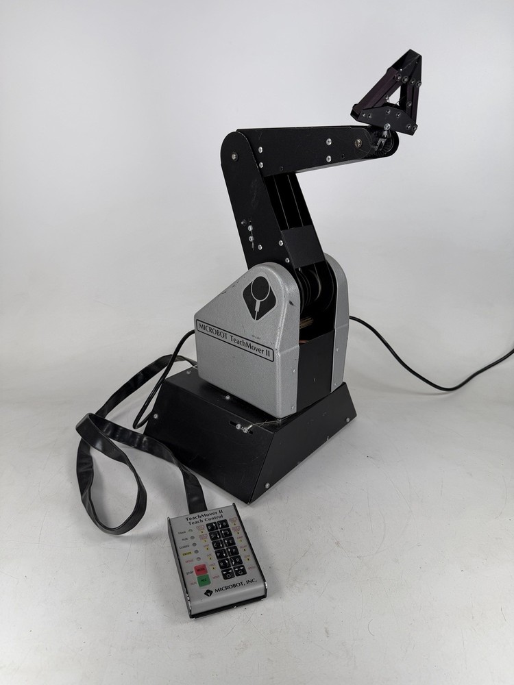 Microbot Teachmover 2 Programmable Robot Arm Toy Teaching Device  TESTED/VIDEO