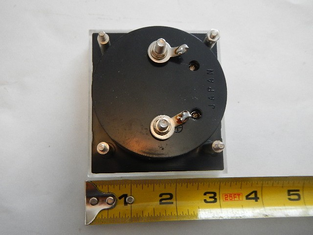 Vintage replacement WATTS / Distortion / DB meter movement 3 1/2" JAPAN