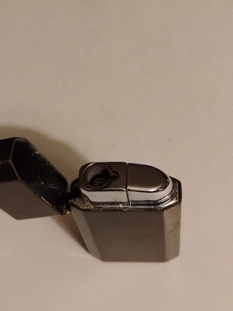 Ronson Jetlite Butane Lighter Adjustable Flame Refillable Grey