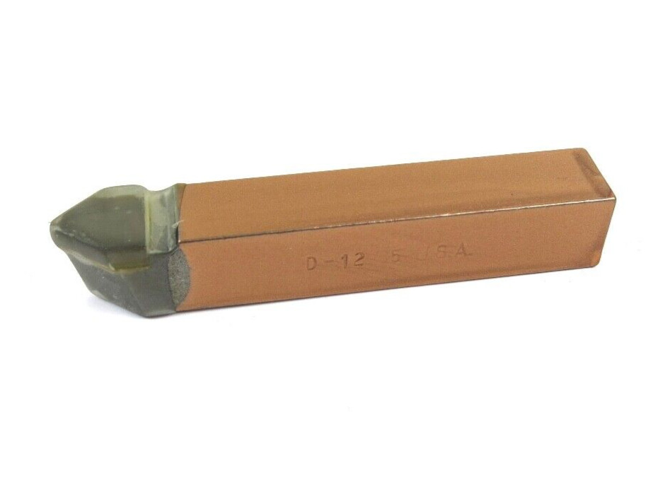 1pc ACT D-12 C5 Grade Carbide Brazed 80° Angle Lathe Tool Bit 3/4" Shank